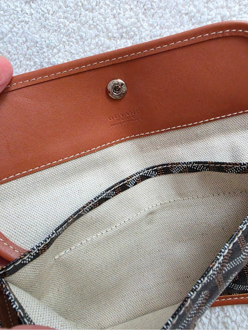 Goyard Brown & Tan Saint Louis Tote - Picture 10 of 16